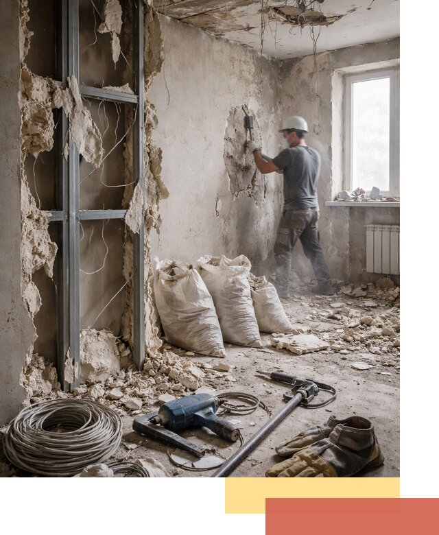 Профессиональный демонтаж зданий и конструкций в Кропоткине