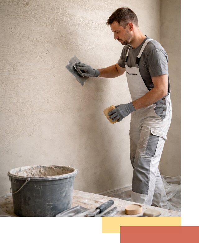 Декоративная штукатурка травертин в Кропоткине для стен и потолков