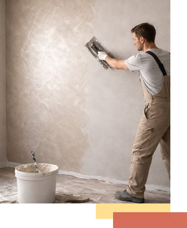 Декоративная штукатурка «Мокрый шелк» под ключ в Кропоткине