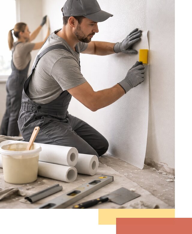 Поклейка стеклообоев профессионально в Кропоткине