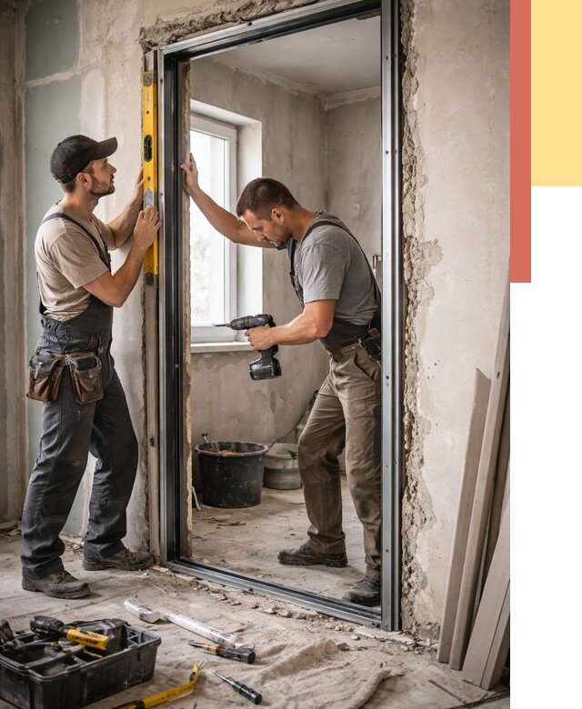 Закладка дверного проема в Кропоткине от 3801 руб. — быстро и недорого | ОТДЕЛОЧНИК-Крп